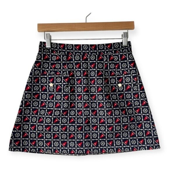 Dolce & Gabbana Navy Nautical Mini Skirt - Picture 6 of 12